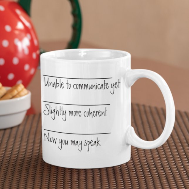 Det går inte att kommunicera med hjälp av den fins kaffemugg (Skapare uppladdad)