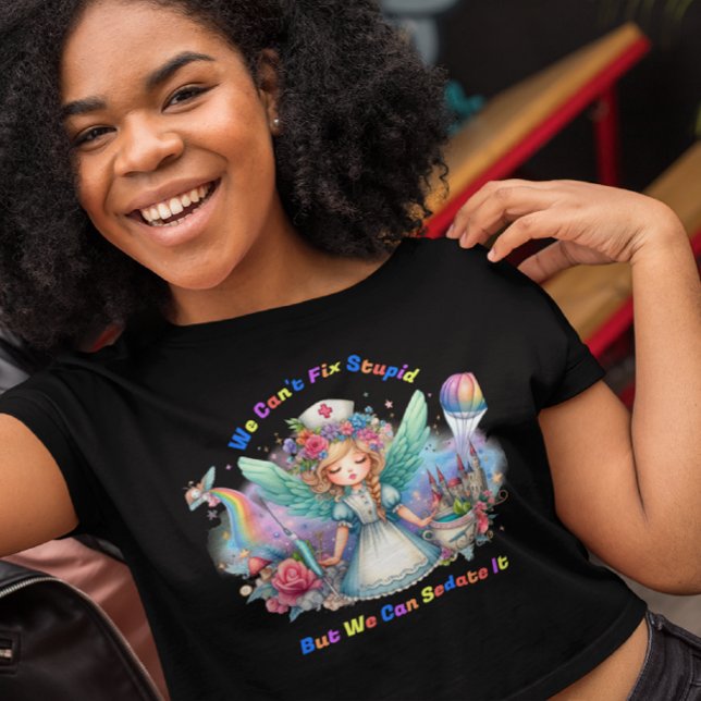 Det går inte att korrigera stupid: Förändrad sjuks T Shirt (Skapare uppladdad)