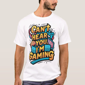 Det går inte att lyssna på dig, jag spelar - rolig t shirt