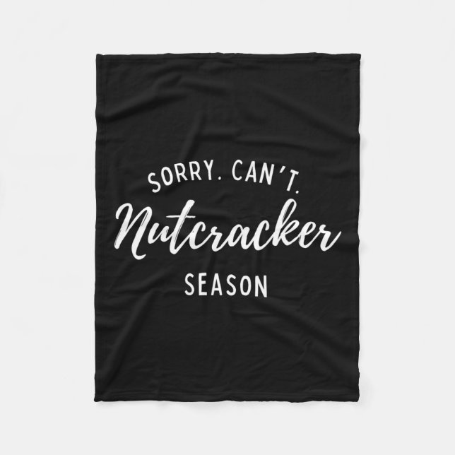 Det går inte att Nutcracker Season-jul-Julafton Fa Fleecefilt (Framsidan)