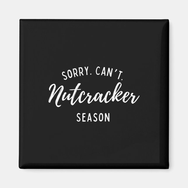Det går inte att Nutcracker Season-jul-Julafton Fa Magnet (Framsidan)
