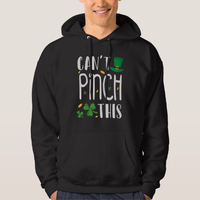 Det går inte att nypa den här St. Patrick's Day Lu Hoodie (Framsida)