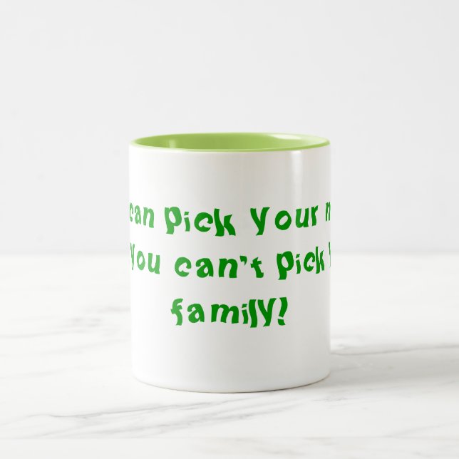 Det går inte att Plocka din familj Två-Tonad Mugg (Center)
