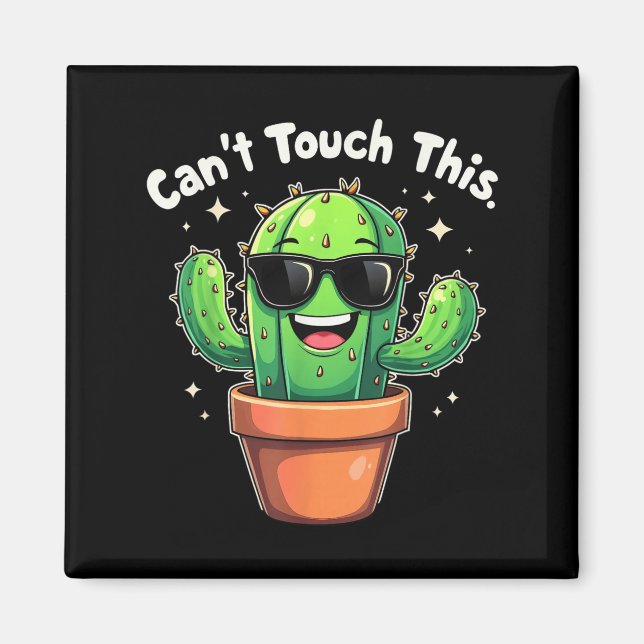 Det går inte att röra den här Coolan Cactus Magnet (Framsidan)