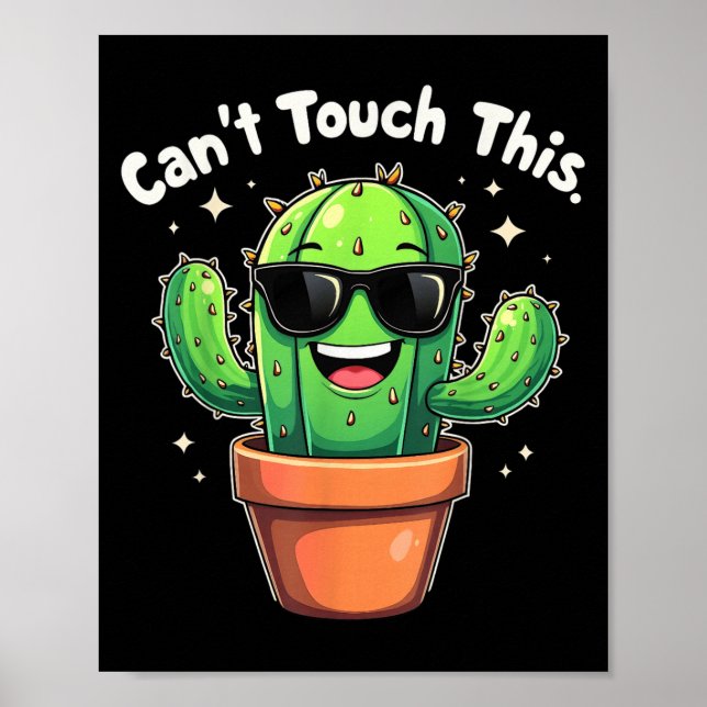 Det går inte att röra den här Coolan Cactus Poster (Framsidan)