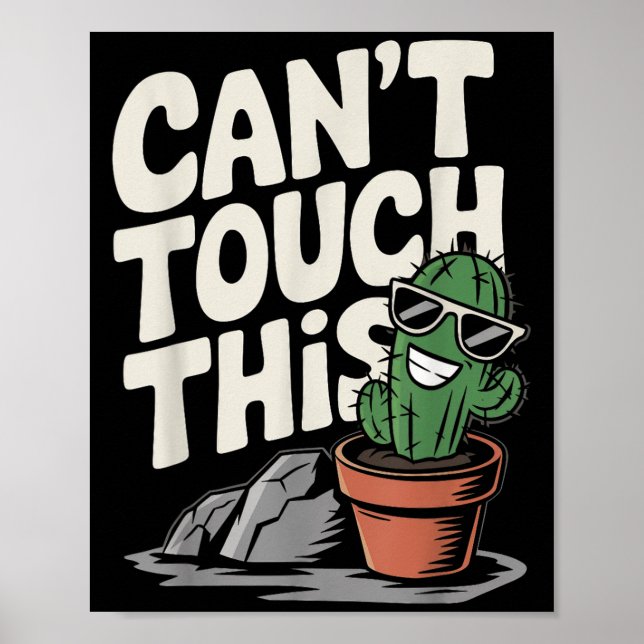 Det går inte att röra den här Coolan Cactus Poster (Framsidan)