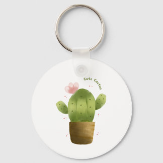 Det går inte att röra det här - Cute Cactus Nyckelring