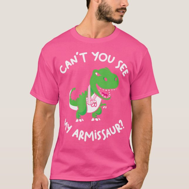 Det går inte att se min Armisaur Cute Dinosaur Bro T Shirt (Framsida)
