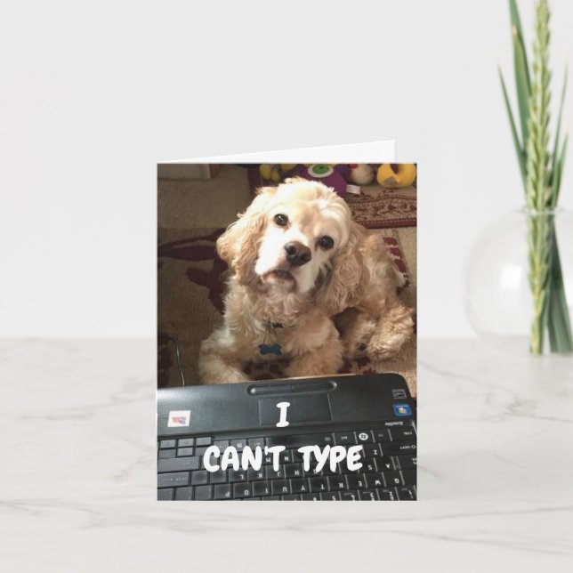 DET GÅR INTE ATT SKRIVA OM JAG SKULLE KUNNA SÄGA * KORT (Framsida)