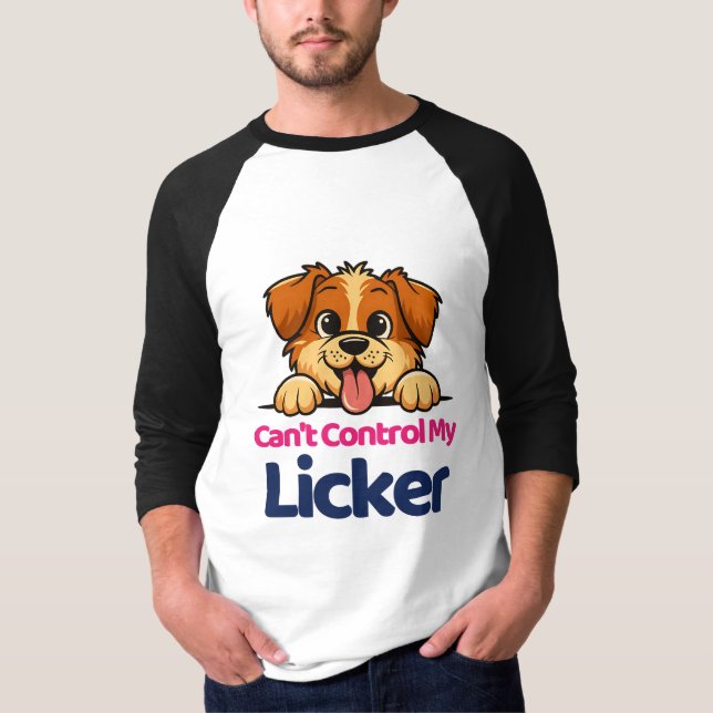 Det går inte att styra min lockande Cute Hund desi T Shirt (Framsida)