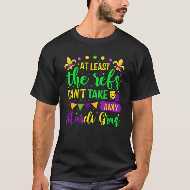 Det går inte att ta bort Mardi Gras Festi T Shirt (Framsida)
