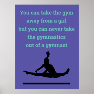 Det går inte att ta Gymnastiken från Gymnast-offer Poster