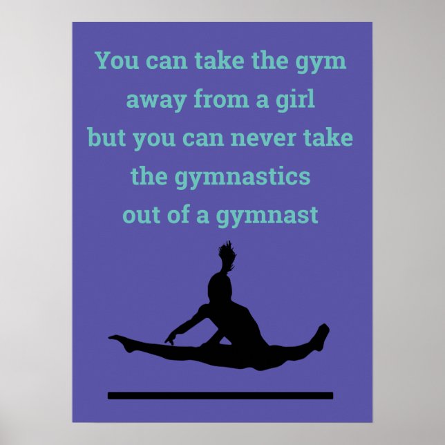 Det går inte att ta Gymnastiken från Gymnast-offer Poster (Framsidan)