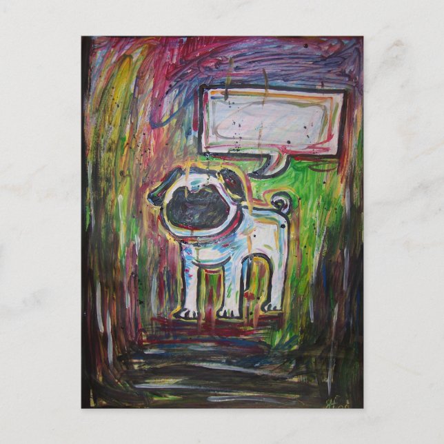 Det går inte att tala vykort (Framsida)