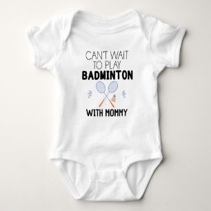 Det går inte att vänta med att spela Badminton med T Shirt