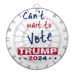 Det går inte att vänta med omröstningen TRUMP 2024 Darttavla