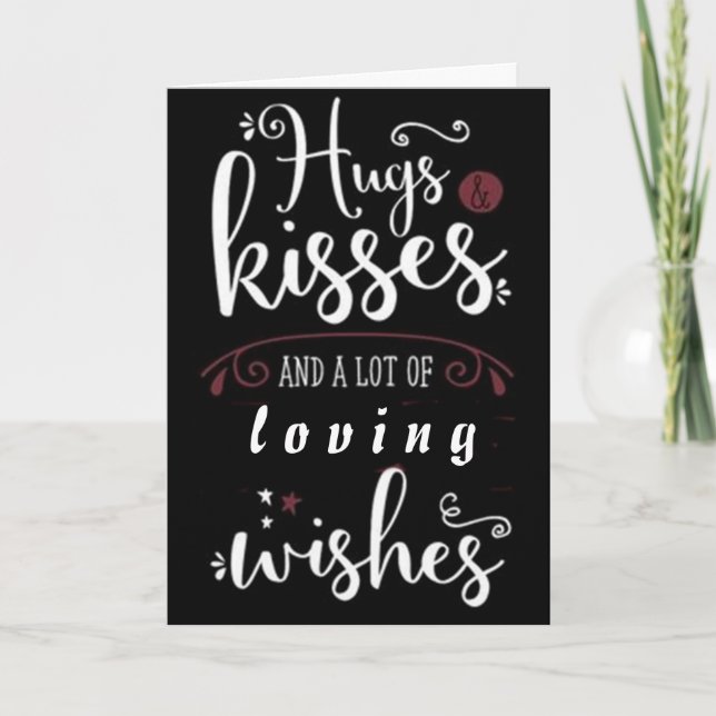 DET GÅR INTE ATT VÄNTA PÅ ATT CLEBRATERA VÅR ÅRSDA KORT (Framsida)