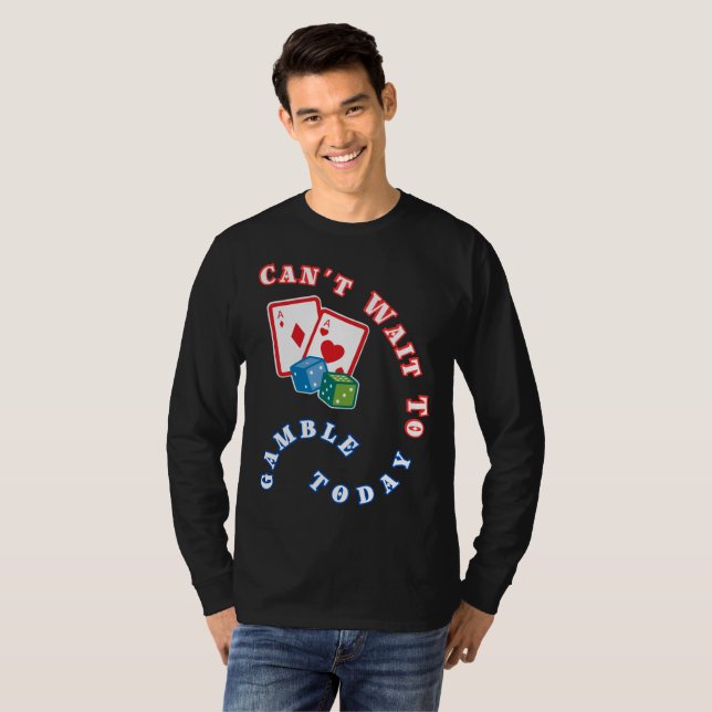 Det går inte att vänta på spel idag t shirt (Hel framsida)