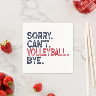 Det går inte att Volleyball Adjö Pappersservett