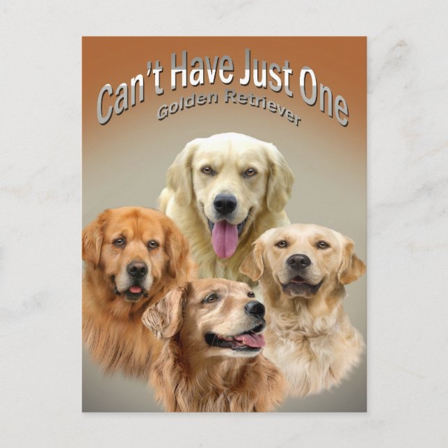 Det går inte bara att ha ett gyllene återgivningsk vykort (Framsida)