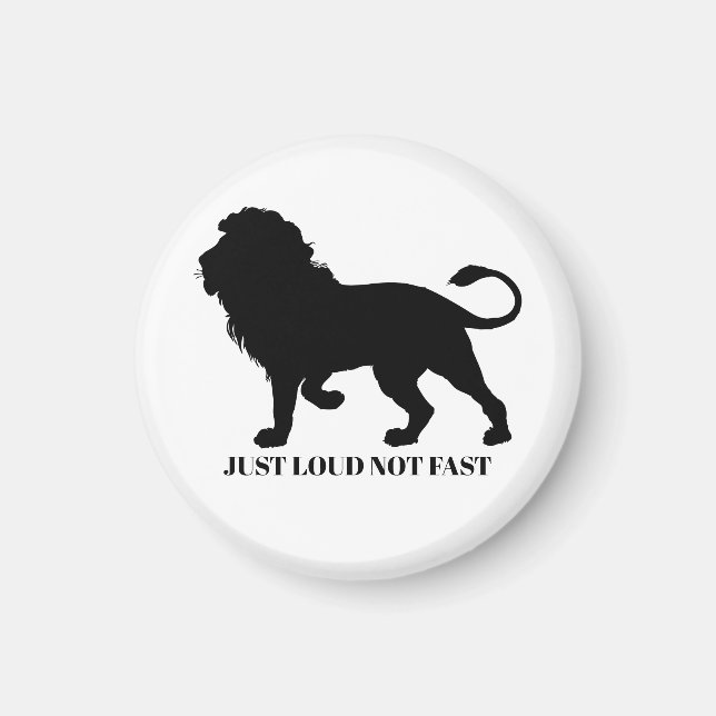 DET GÅR INTE SNABBT MAGNET (Framsidan)