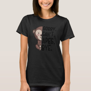 Det går tyvärr inte att apa hej då apelapparat Ape T Shirt