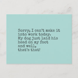 Det går tyvärr inte att komma i dag vykort