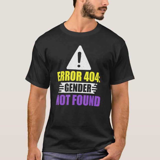 Det gick inte att hitta Genderna för icke-binär tr T Shirt (Framsida)