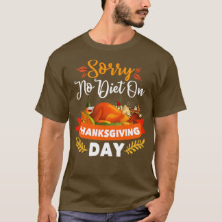 Det gick tyvärr inte att äta på Thanksgivingens Th T Shirt