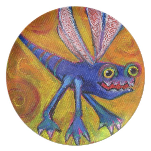 Det gigantiska kryp pläterar tallrik (Framsidan)