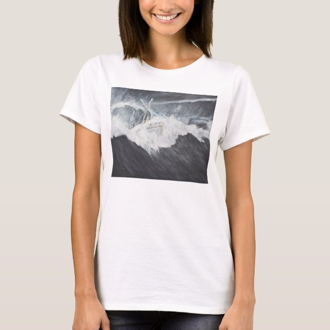 Det gigantiskt vinkar tee shirt (Framsida)