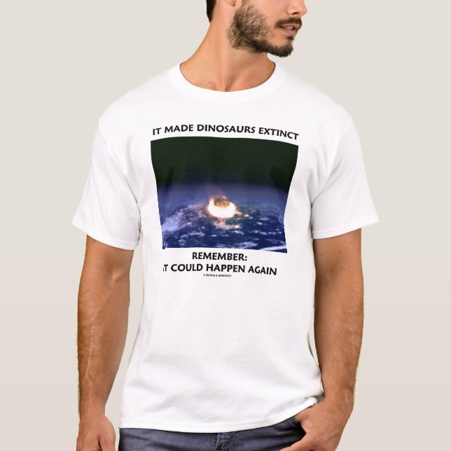 Det gjorde Dinosaurs slocknade (meteoren som Tröja (Framsida)