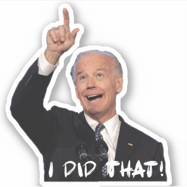 Det gjorde jag! klistermärken (Framsida)