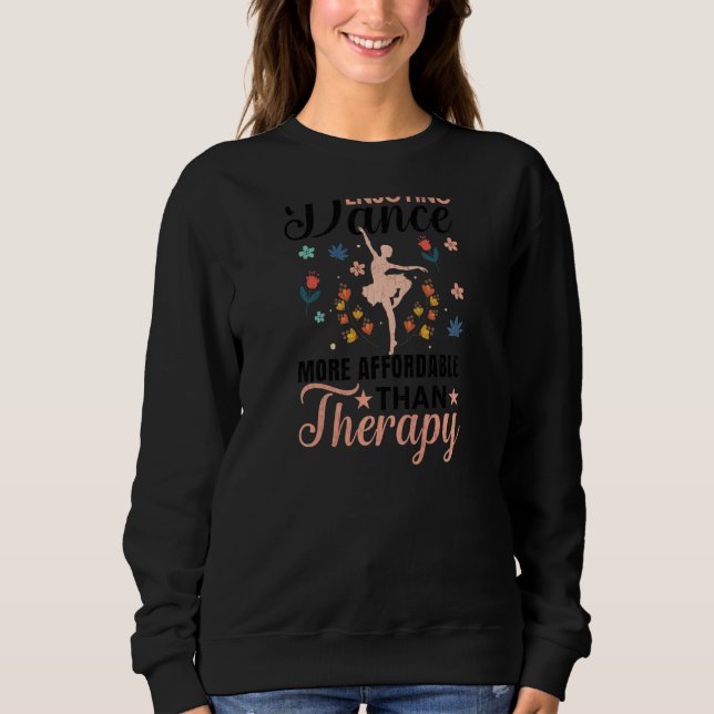Det glädjande är terapi Ballet Ballerina Dancer T Shirt (Framsida)