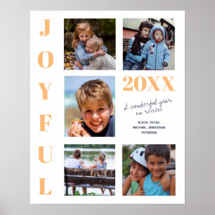 Det GLATT året granskar in Collagefamiljen för 5 Poster