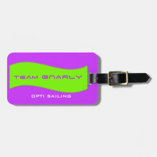 Det Gnarly laget utrustar hänger lös märkren Bagagebricka