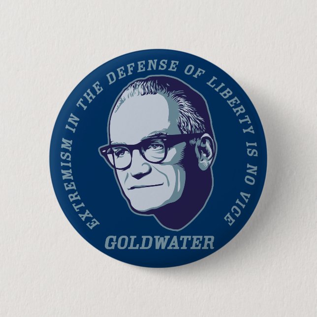 Det Goldwater citationstecknet knäppas Knapp (Framsida)