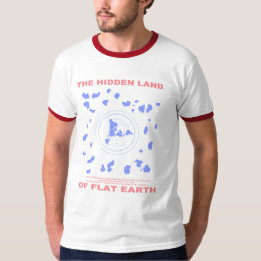 Det gömda landet av lägenhetjord (1000 åriga tee shirt