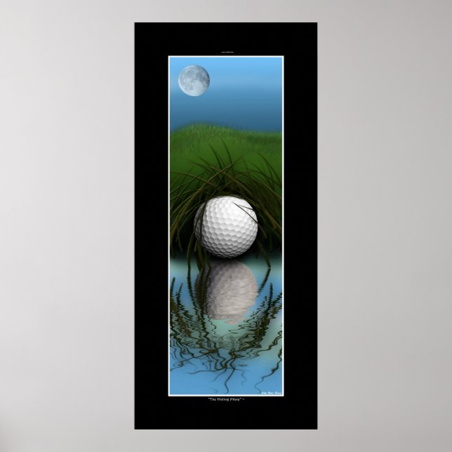 "Det Gömmande Ställe" - Lusnygolfkonsten Poster (Framsidan)