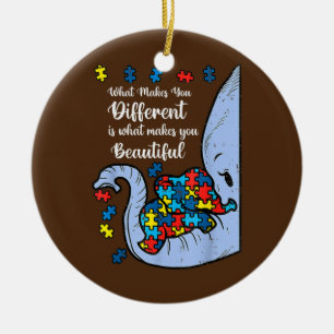 Det gör att du blir annorlunda när du blir medve julgransprydnad keramik
