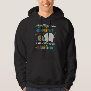 Det gör dig annorlunda till en annan autism, barn, hoodie