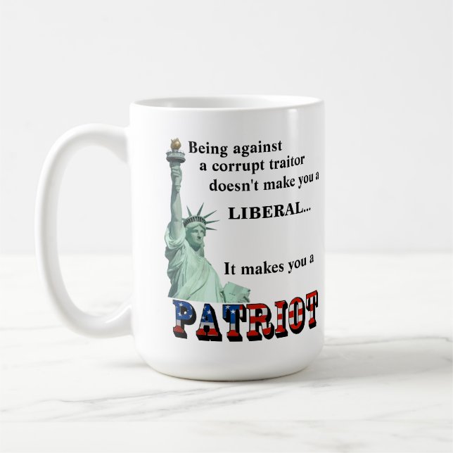 Det gör dig till en PATRIOT Kaffemugg (Vänster)