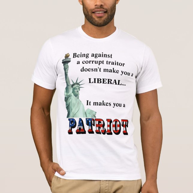 Det gör dig till en PATRIOT T Shirt (Framsida)