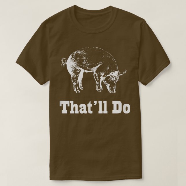 Det gör Gris Funny Graphic  T Shirt (Design framsida)