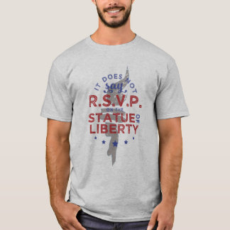 Det gör inte något att sägaOSAN på frihetsgudinnan T Shirt