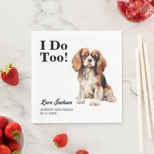 Det gör jag också! Cavalier Kung Charles Spaniel B Pappersservett
