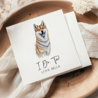Det gör jag också! Shiba Inu Hund Pet Bröllop