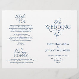 Det gör vi, Bröllop Ceremony Folable Programs