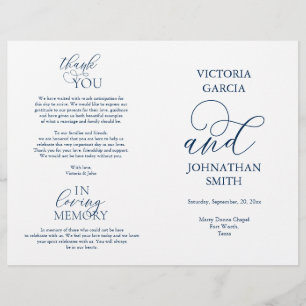 Det gör vi, Bröllop Ceremony Folable Programs