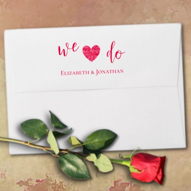 Det gör vi! Bröllop Självfärgande Stämpel (Skapare uppladdad)